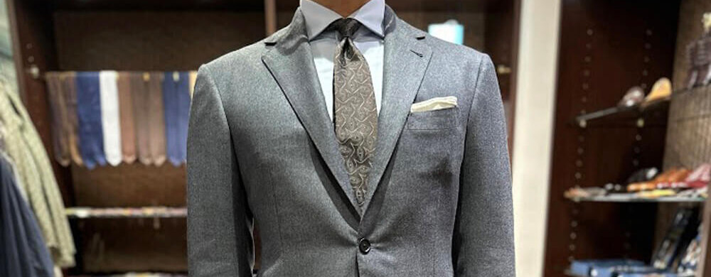 アラシャンカシミヤで挑んだ初めてのビスポークスーツ