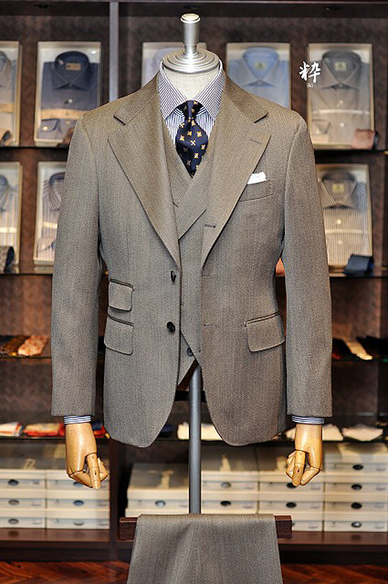 Bespoke Suit(オーダースーツ)  カバートクロス  DRAPERS(ドラッパーズ)の画像ID596