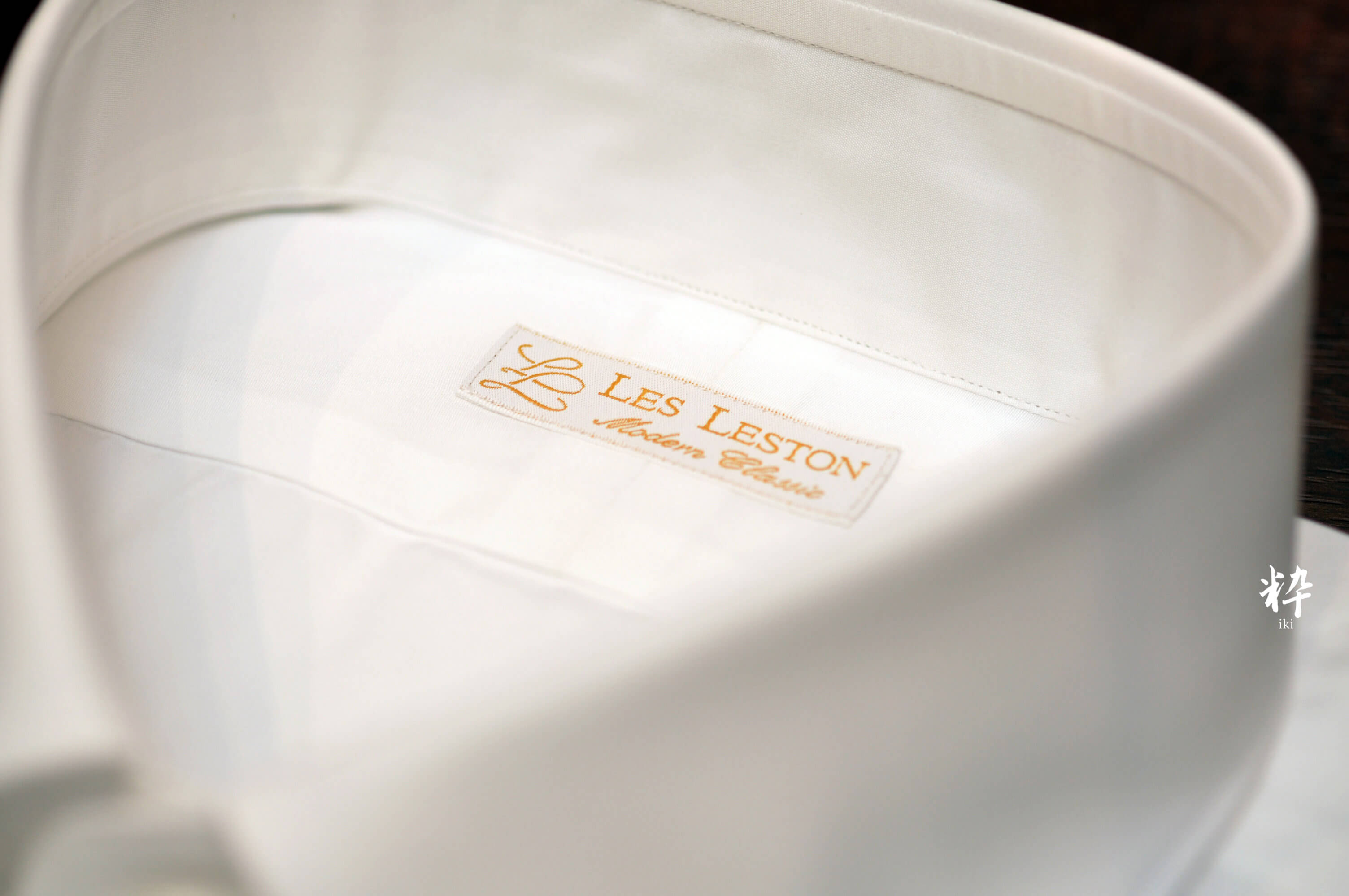 気品漂う白シャツ LES LESTON(レスレストン)のオーダーシャツの画像ID503