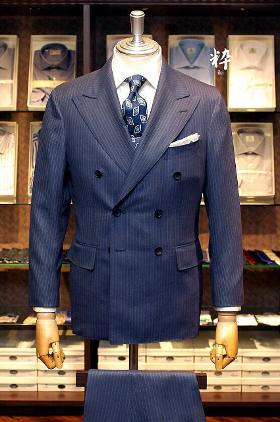 Bespoke Suit(オーダースーツ) ソラーロ グレーストライプ Caccioppoli(カチョッポリ)の画像ID1235