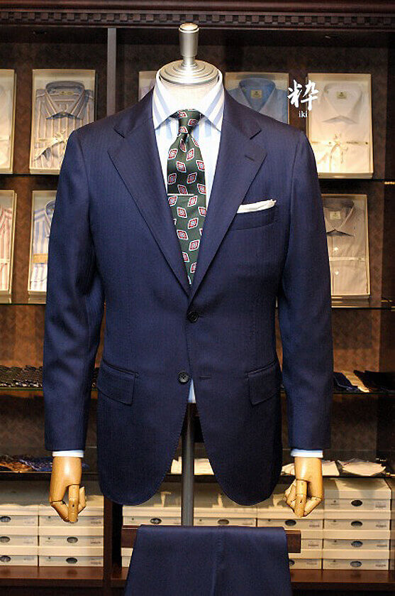Bespoke Suit(オーダースーツ) ネイビーソラーロ  Caccioppoli(カチョッポリ) の画像ID1178