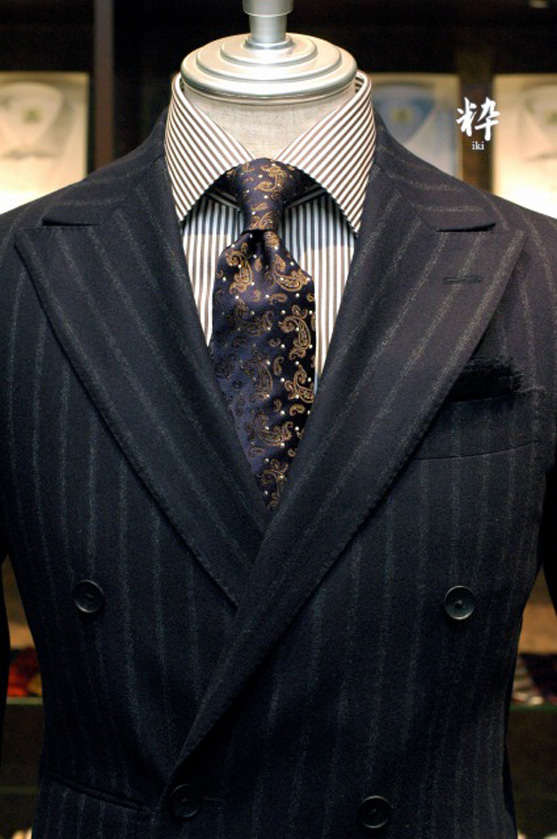 Bespoke Suit(オーダースーツ) ブークレーストライプ DRAPERS